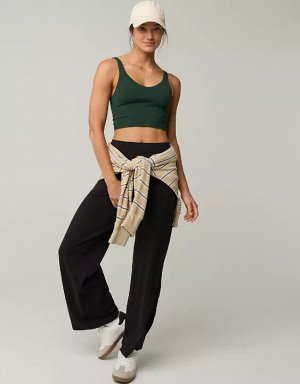By Aerie Real Me Low Key Longline Sports Bra