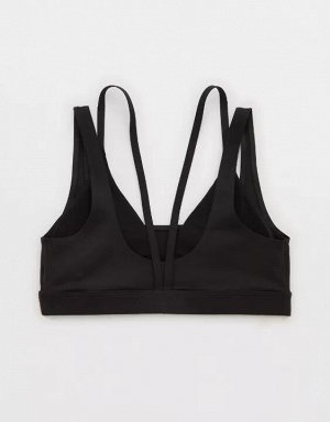 By Aerie The Hugger Layered Sports Bra