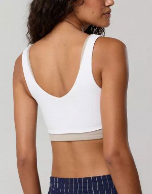 By Aerie Real Me XTRA Rib Switch Up V-Neck Sports Bra