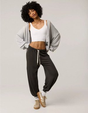 By Aerie Real Me Low Key Longline Sports Bra