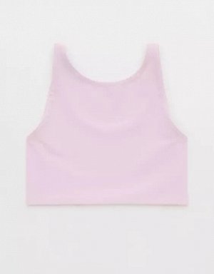 By Aerie Real Me XTRA Rib Switch Up High Neck Sports Bra