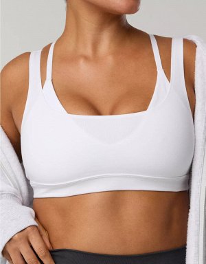 By Aerie The Hugger Layered Sports Bra