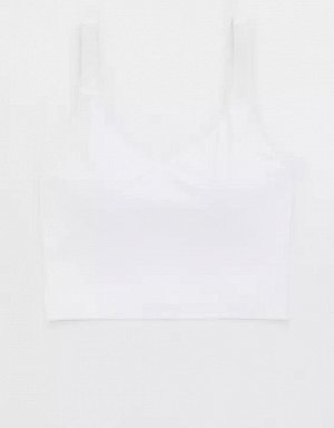 By Aerie Real Me Low Key Longline Sports Bra