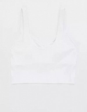 By Aerie Real Me Low Key Longline Sports Bra