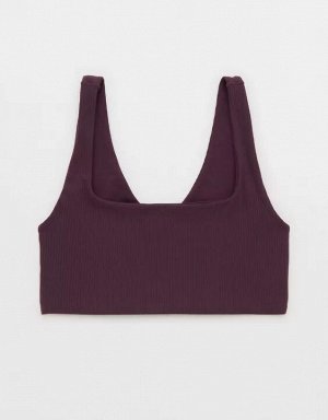 By Aerie Real Me XTRA Rib Switch Up V-Neck Sports Bra