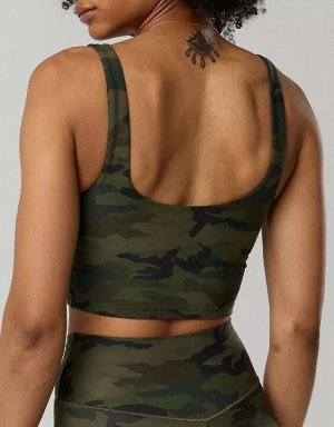 By Aerie Real Me Low Key Longline Sports Bra