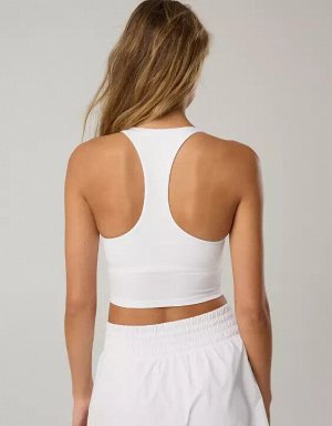 By Aerie Real Me Low Key Racerback Sports Bra
