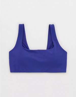 By Aerie Real Me XTRA Ribbed Classic Sports Bra