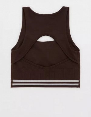 By Aerie Seamless Longline Sports Bra