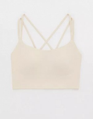 By Aerie Real Me Hold Up! Strappy Sports Bra