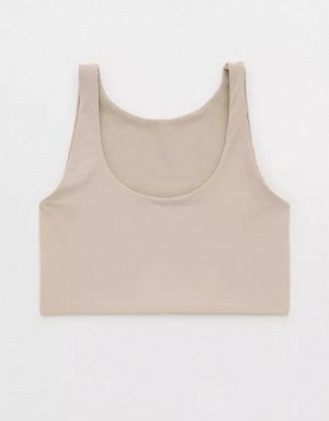 By Aerie Real Me XTRA Rib Switch Up High Neck Sports Bra