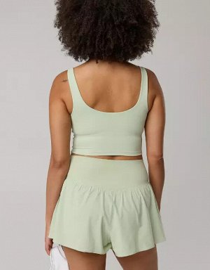 By Aerie Real Me Low Key Longline Sports Bra