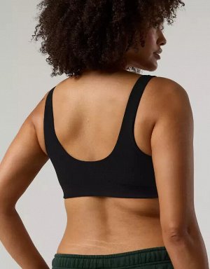 By Aerie Real Me XTRA Ribbed Classic Sports Bra