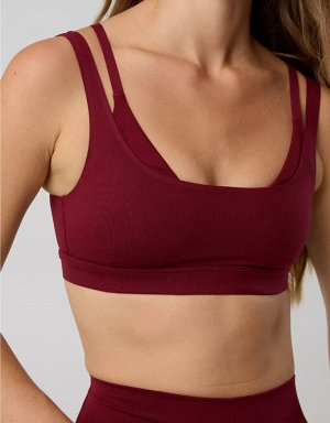 By Aerie The Hugger Layered Sports Bra