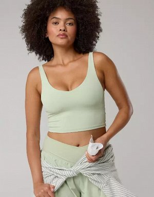 By Aerie Real Me Low Key Longline Sports Bra
