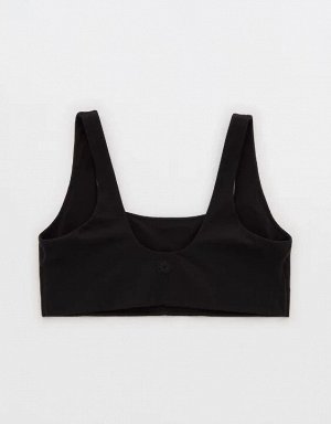 By Aerie Real Me XTRA Ribbed Classic Sports Bra