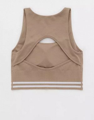 By Aerie Seamless Longline Sports Bra