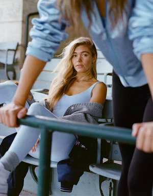 By Aerie Real Me Low Key Longline Sports Bra