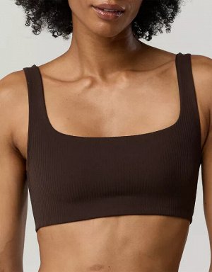 By Aerie Real Me XTRA Rib Switch Up V-Neck Sports Bra