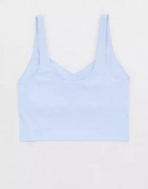 By Aerie Real Me Low Key Longline Sports Bra