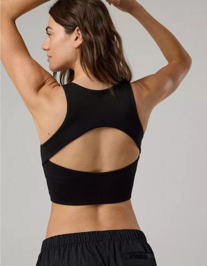By Aerie Seamless Longline Sports Bra