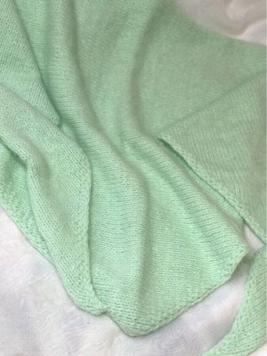 Бактус / Косынка теплая вязаная