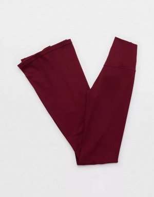 By Aerie Real Me High Waisted Crossover Flare Legging