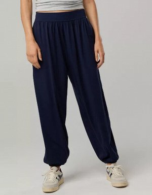 By Aerie The Hugger Go With The Flow Baggy Jogger