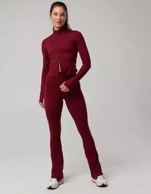 By Aerie The Hugger High Waisted Bootcut Legging