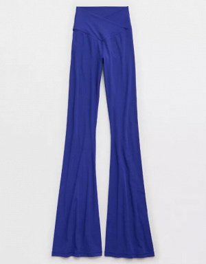By Aerie Real Me High Waisted Crossover Flare Legging