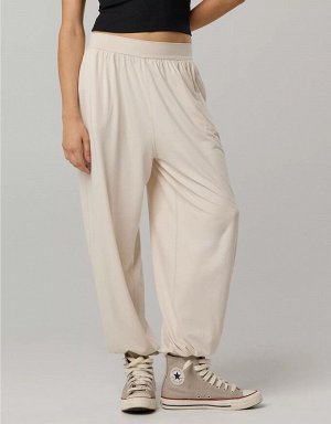 By Aerie The Hugger Go With The Flow Baggy Jogger