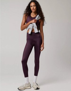 By Aerie Goals Gloss High Waisted Legging