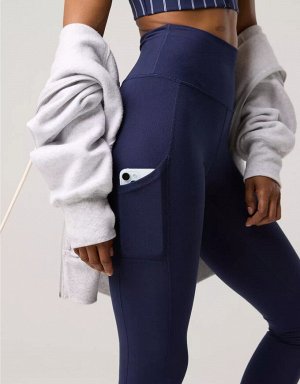 By Aerie The Hugger High Waisted Pocket Legging