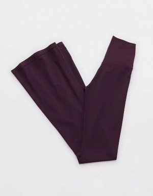 By Aerie Real Me High Waisted Crossover Flare Legging