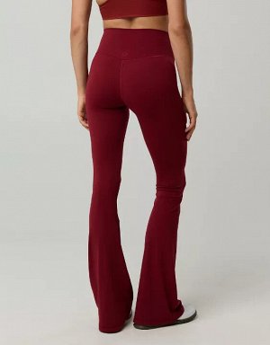 By Aerie Real Me High Waisted Crossover Flare Legging