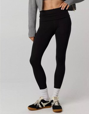 By Aerie Real Me XTRA Foldover Legging