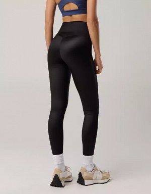 By Aerie Goals Gloss High Waisted Legging