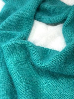 Бактус / Косынка теплая вязаная