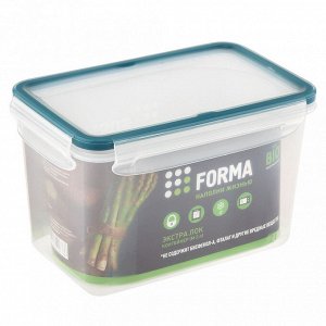 Контейнер для продуктов пластмассовый "Экстра Лок" 2л, M Bright, 20,1х13,1х12,6см, подходит для СВЧ (Россия)