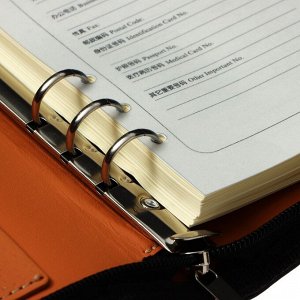 Ежедневник-органайзер Calligrata, А5, 96 листов, на молнии, обложка из искусственной кожи, МИКС
