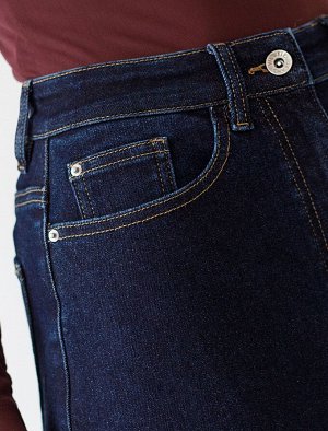 Джинсовая юбка из плотной эластичной джинсы 13.8OZ.