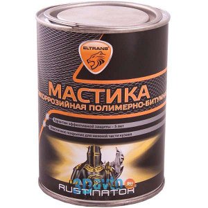 EL-0208.01 Мастика полимерно-битумная "Бастион" 1 л. (1 кг.) (жестяная банка) ELTRANS