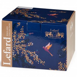 Чайный набор Lefard Golden Birds, 220 мл — фарфор с экзотическими птицами