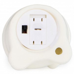 Фарфоровая статуэтка «Снеговик» с LED‑подсветкой, 10.5 см