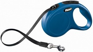 flexi рулетка New Classic S (до 15 кг) 5 м лента синяя