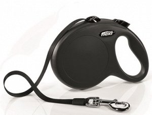 flexi рулетка New Classic L (до 50 кг) лента 5 м черная