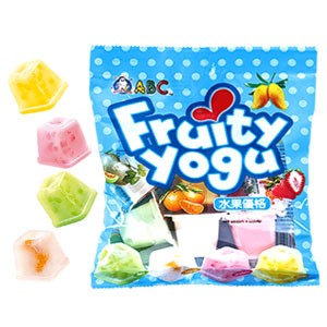 Желе "Ассорти фруктовый йогурт" 228г 1/30 Тайвань