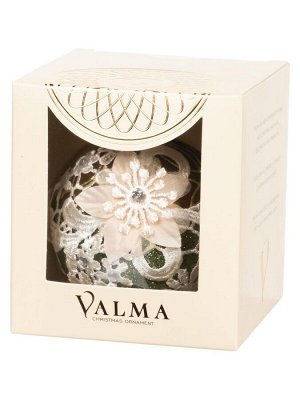 Новогоднее подвесное украшение из полиэстера и стекла / 8*8*8см (НГ)