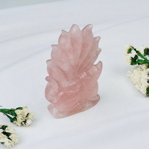 Лиса "Кицунэ" из Розового кварца
