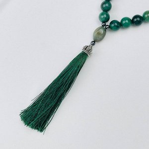 Четки из зеленого Кварца (33 бусины)